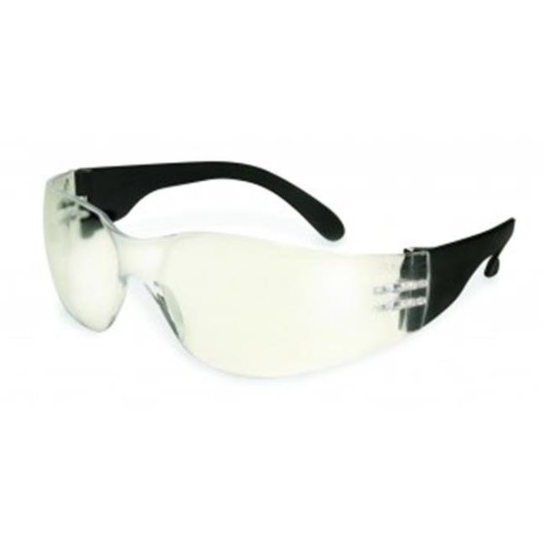 Safety Safety I Pro Rider Frosted Temples Safety Glasses With Clear Lens; Set of 12 I PRO FRO CL